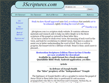 Tablet Screenshot of 3scriptures.com